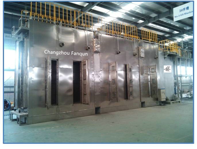 我公司生產的板材發泡機交付客戶